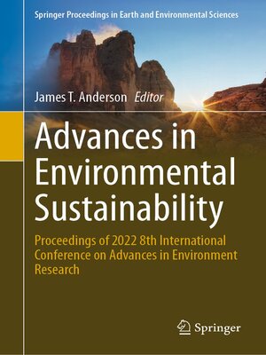 cover image of Advances in Environmental Sustainability